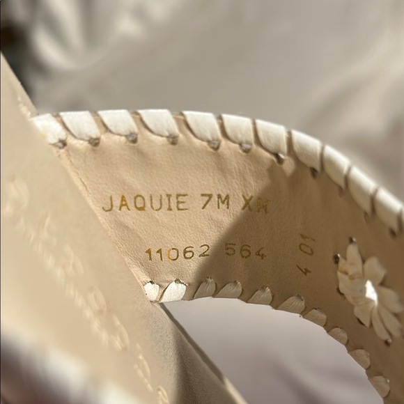 Apostrophe White and Tan Sandals with Classic Design - Picture 6 of 6